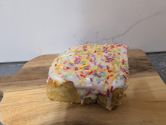 Gluten & Dairy Free School Cake Slice